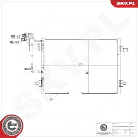 Acquista Condensatore climatizzatore da ESEN SKV 86SKV267 a buon mercato per soli 59,12 €