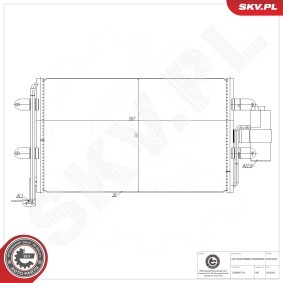 Acquista Condensatore climatizzatore da ESEN SKV 86SKV493 a buon mercato per soli 122,15 €