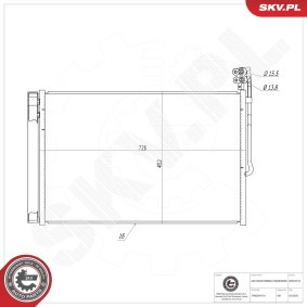 Acquista Condensatore climatizzatore da ESEN SKV 86SKV513 a buon mercato per soli 69,52 €