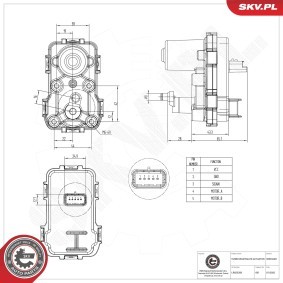 Ladedruckregelventil für LAND ROVER von ESEN SKV