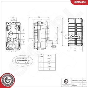 Acquista Convertitore pressione turbocompressore da ESEN SKV 95SKV489 a buon mercato per soli 117,76 €