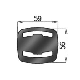 Gummistreifen, Abgasanlage 50809