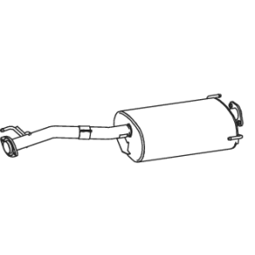 Mittelschalldämpfer 72319