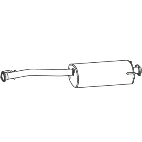Mittelschalldämpfer 72328