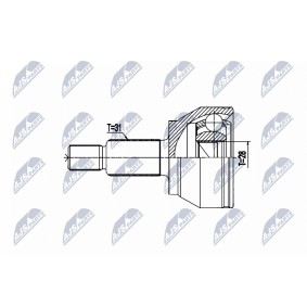 Gelenksatz, Antriebswelle NPZ-LR-020