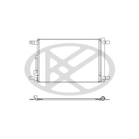 Klimakondensator CD451457 für SEAT