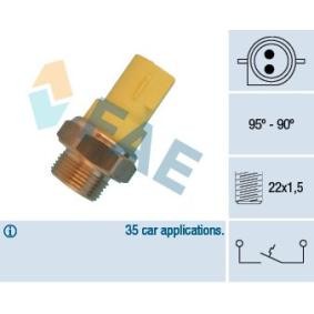 Compre Interruptor de temperatura, ventilador do radiador de FAE online para Escort Mk5 Cabrio (ALL) a preços moderados