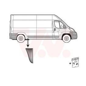Comprar Listón embellecedor / protector, panel lateral de VAN WEZEL 1651416 a bajo precio de 18,48 €