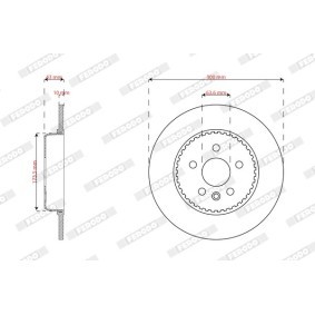 Compre Discos de travão de FERODO online para Range Rover Evoque (L551) a preços moderados