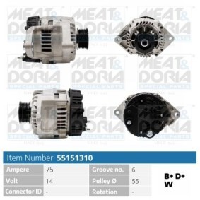 Lichtmaschine 55151310 von MEAT & DORIA günstig für 260,84 € online kaufen