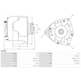 Acquista Alternatore da AS-PL A6880S a buon mercato per soli 190,72 €