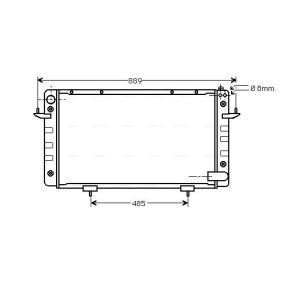 Acquista Radiatore da AVA COOLING SYSTEMS online per Range Rover I a prezzi moderati