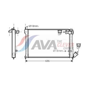 Köp Kylare av AVA COOLING SYSTEMS AU2166 till det låga priset 4134,37 kr