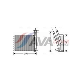 Acquista Condensatore climatizzatore da AVA COOLING SYSTEMS AU5148 a buon mercato per soli 192,54 €