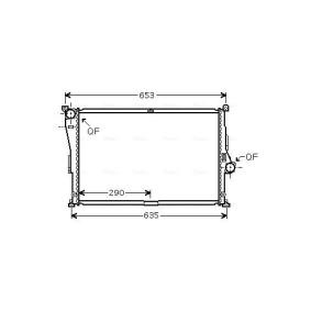 Kühler, Motorkühlung BW2335 für ALPINA