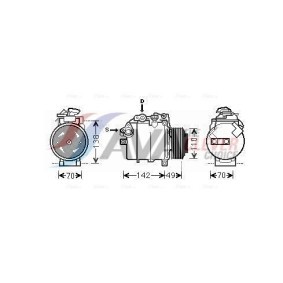 Acquista Compressore aria condizionata da AVA COOLING SYSTEMS BWAK017 a buon mercato per soli 414,60 €