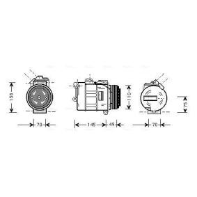 Achetez des Compresseur de climatisation AVA COOLING SYSTEMS BWAK237 à prix pour 471,41 €