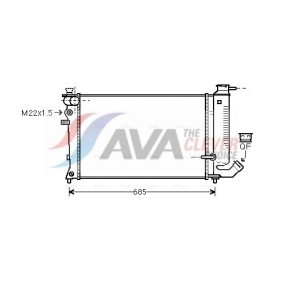 Achetez des Radiateur de chez AVA COOLING SYSTEMS en ligne pour Xantia Van / Break (X2) à prix modérés