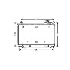 Acquista Radiatore motore da AVA COOLING SYSTEMS DN2304 a buon mercato per soli 181,57 €