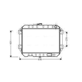 Comprar Radiador, refrigeración del motor de AVA COOLING SYSTEMS DU2027 a bajo precio de 523,73 €