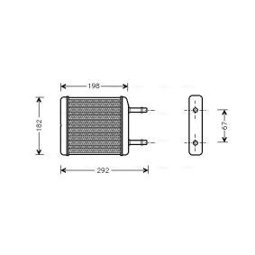 Achetez des Radiateur de chauffage AVA COOLING SYSTEMS DW6024 à prix pour 60,36 €