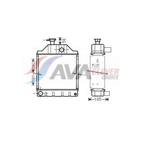 Acquista Radiatore motore da AVA COOLING SYSTEMS FD2248 a buon mercato per soli 246,39 €