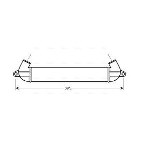 Kjøp Intercooler av AVA COOLING SYSTEMS FT4271 til den lave prisen 1754,16 NOK