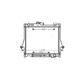 Achetez des Radiateur du moteur AVA COOLING SYSTEMS IS2026 à prix pour 232,25 €