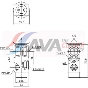 Köp Kondensor, klimatanläggning av AVA COOLING SYSTEMS JR5017 till det låga priset 1476,77 kr