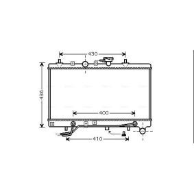 Achetez des Radiateur du moteur AVA COOLING SYSTEMS KA2035 à prix pour 181,66 €
