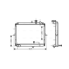 Acquista Radiatore motore da AVA COOLING SYSTEMS KA2053 a buon mercato per soli 200,17 €