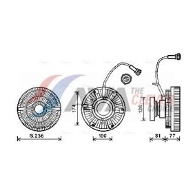 Achetez des Radiateur du moteur AVA COOLING SYSTEMS KA2064 à prix pour 91,06 €