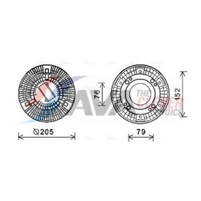 Achetez des Radiateur du moteur AVA COOLING SYSTEMS KA2071 à prix pour 143,21 €