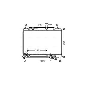 Achetez des Radiateur du moteur AVA COOLING SYSTEMS KA2080 à prix pour 161,11 €