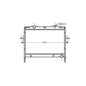 Achetez des Radiateur du moteur AVA COOLING SYSTEMS KA2128 à prix pour 173,89 €