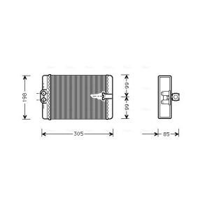 Osta Lämmityslaitteen kenno AVA COOLING SYSTEMS:llä MSA6250 edullisesti hintaan 42,45 €