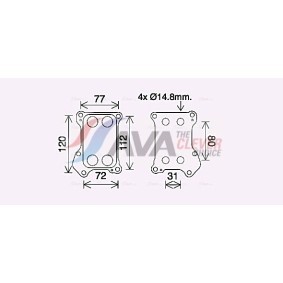Acquista Radiatore motore da AVA COOLING SYSTEMS MZ2050 a buon mercato per soli 373,45 €