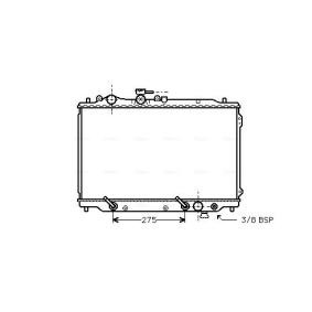 Acquista Radiatore motore da AVA COOLING SYSTEMS MZ2051 a buon mercato per soli 252,69 €