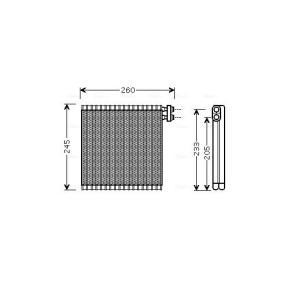 Verdampfer, Klimaanlage MZV216