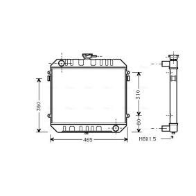 Acquista Radiatore da AVA COOLING SYSTEMS online per Cavalier Mk1 Coupe a prezzi moderati