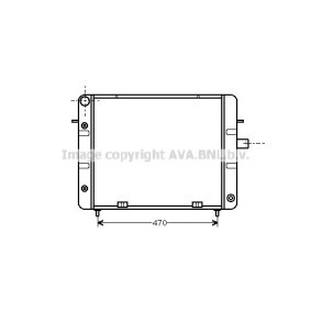 Kühler von AVA COOLING SYSTEMS für Carlton Mk2 Limousine günstig online kaufen
