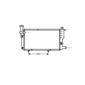 Kühler, Motorkühlung PEA2095
