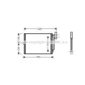 Köp Kondensor, klimatanläggning av AVA COOLING SYSTEMS PR5038 till det låga priset 2948,21 kr