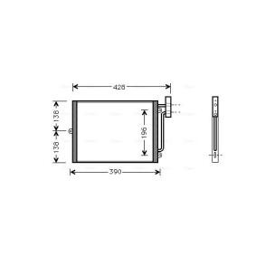 Köp Kondensor, klimatanläggning av AVA COOLING SYSTEMS PRA5038 till det låga priset 583,72 kr