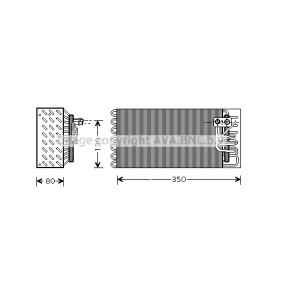 Verdampfer, Klimaanlage PRV041