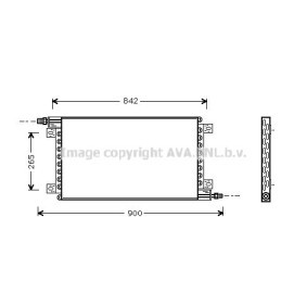 Klimakondensator RE5012 für RENAULT TRUCKS