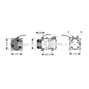 Acquista Compressore aria condizionata da AVA COOLING SYSTEMS RTK318 a buon mercato per soli 627,64 €