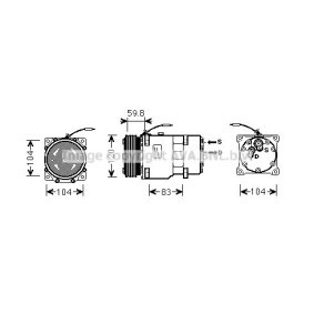 Klimakompressor RTK402 für RENAULT TRUCKS