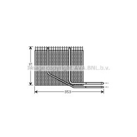 Køb Fordamper aircondition af AVA COOLING SYSTEMS RTV353 til den lave pris 1024,45 DKK
