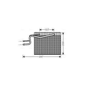 Verdampfer, Klimaanlage RTV365